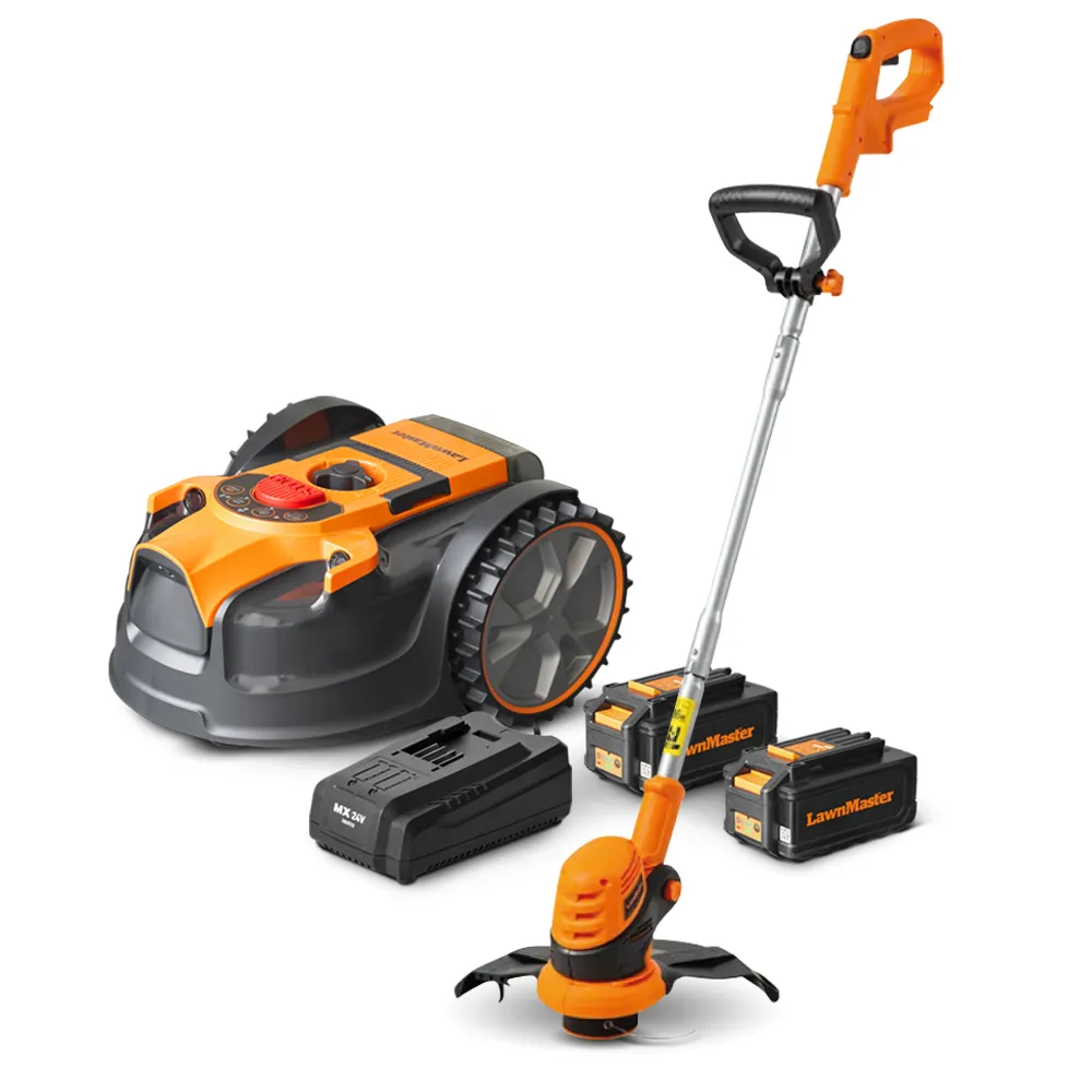 [VRM16-COMBO-2B] ROBOT TONDEUSE AUTONOME 24V SANS FIL PÉRIMÉTRIQUE