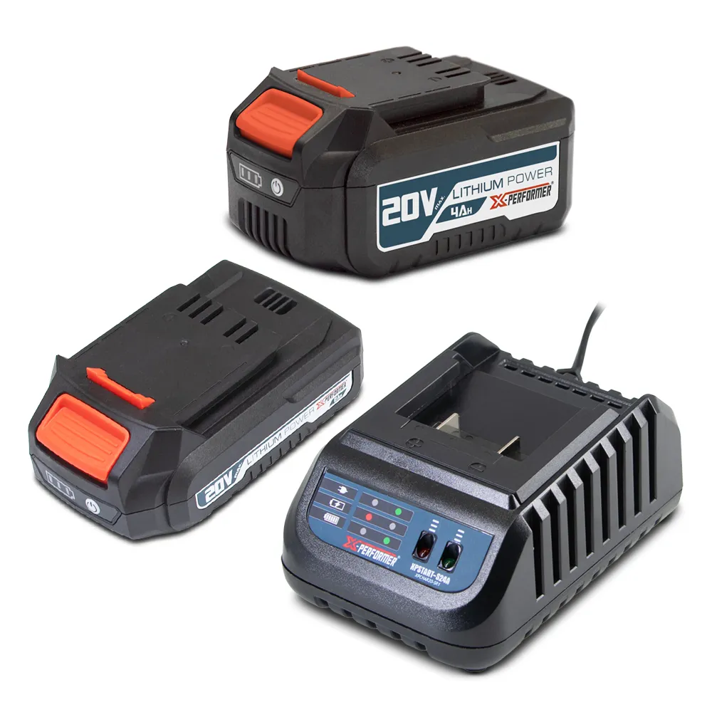 [XPSTART-S24A] KIT DE BATTERIE 2AH +4 AH ET CHARGEUR SIMPLE X-PERFORMER
